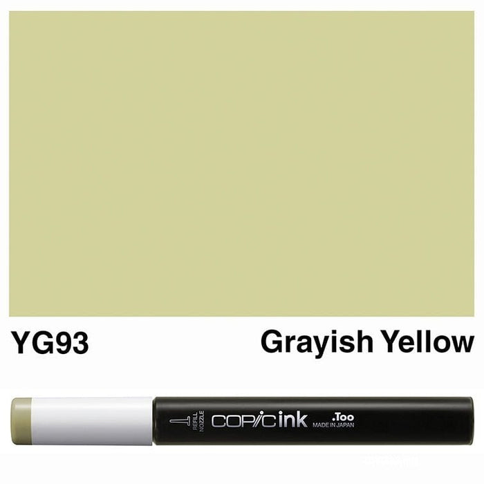 COPIC INKS COPIC Copic Ink YG93-Grayish Yellow