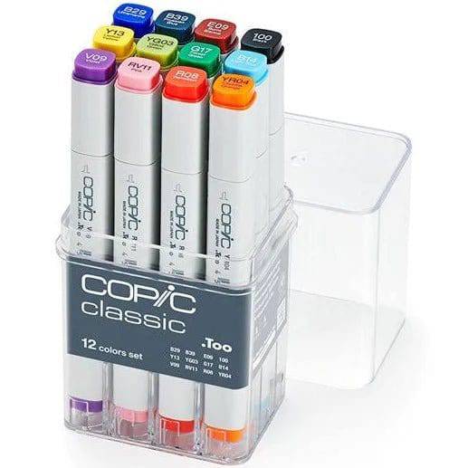 Copic Original 12 Classic Marker Set — The Sydney Art Store