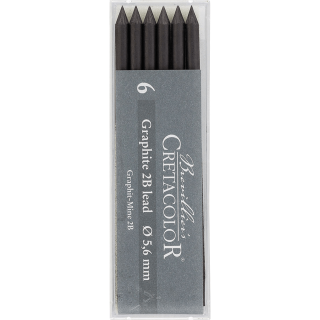 CRETACOLOR CRETACOLOR 26182 Graphite Lead 5.6mm 2B Cretacolor Sketch Collection