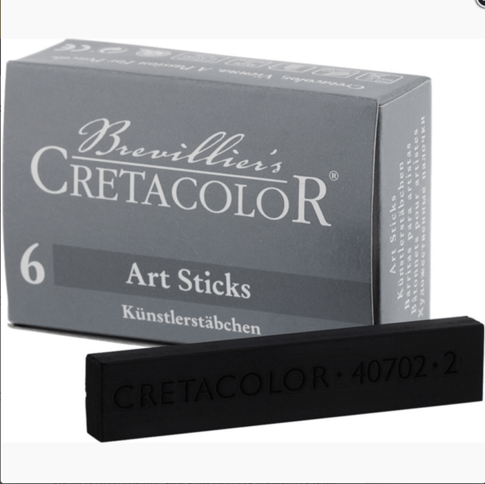 CRETACOLOR CRETACOLOR 40702 Rectangular Sketching coal 2B Cretacolor Sketch Collection