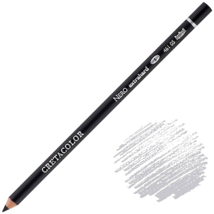 CRETACOLOR CRETACOLOR 46105 Nero Oil Pencil Extra Hard Cretacolor Sketch Collection