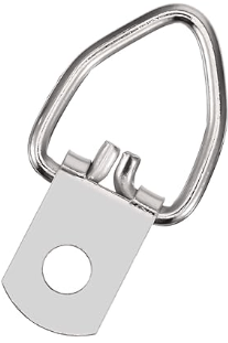 ALESANDRO ACCESSORIES D-Rings Small Single Hole (each)