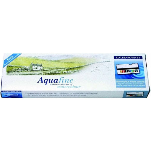 FILA NEW FILA NEW Aquafine 12 Whole Pan Set Daler Rowney Aquafine Plastic Box Sets