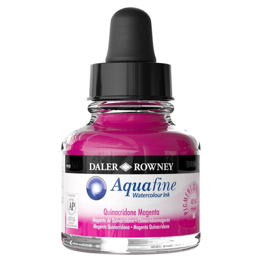 FILA NEW FILA NEW Aquafine 29.5ml Ink Quinacridone Magenta Daler Rowney Aquafine Watercolour Ink 29.5ml