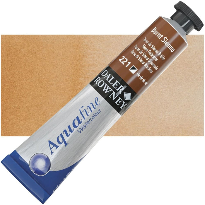 DALER ROWNEY AQUAFINE DALER ROWNEY Burnt Sienna Daler-Rowney Aquafine Watercolours 8ml