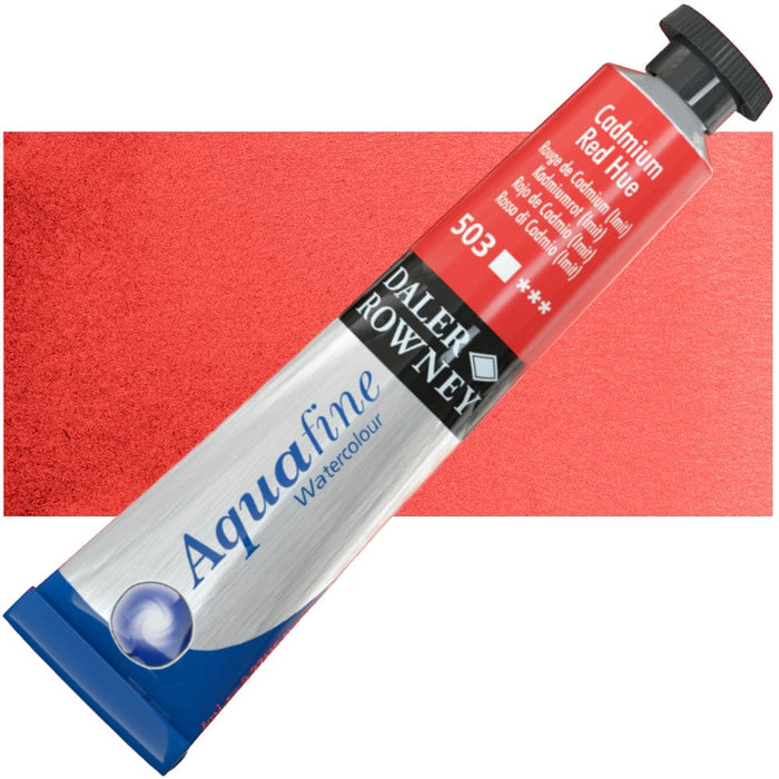 DALER ROWNEY AQUAFINE DALER ROWNEY Cad Red Hue Daler-Rowney Aquafine Watercolours 8ml