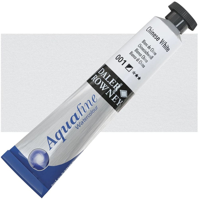 DALER ROWNEY AQUAFINE DALER ROWNEY Chinese White Daler-Rowney Aquafine Watercolours 8ml