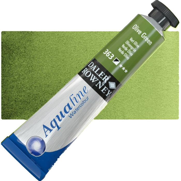 DALER ROWNEY AQUAFINE DALER ROWNEY Olive Green Daler-Rowney Aquafine Watercolours 8ml