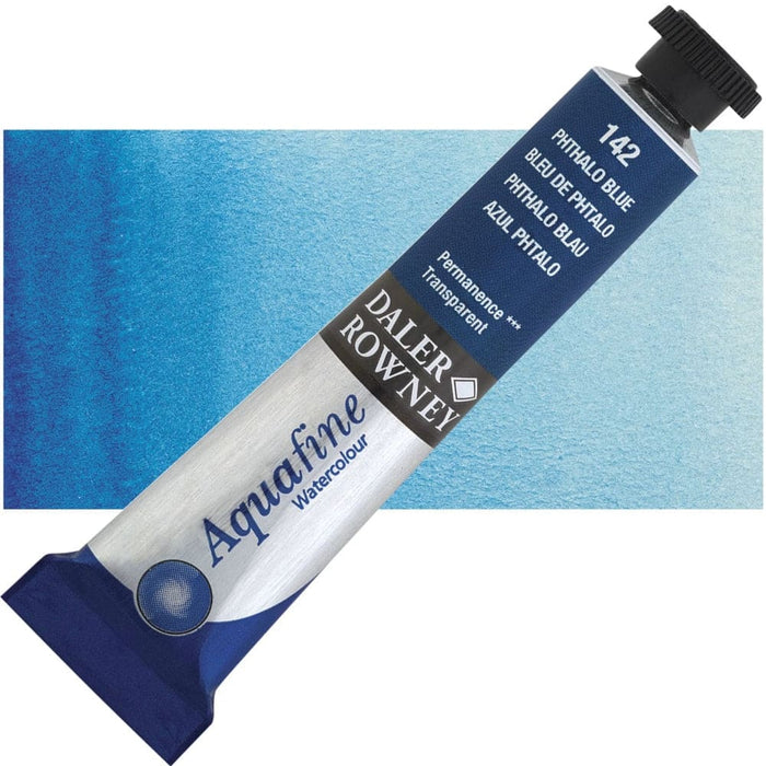 DALER ROWNEY AQUAFINE DALER ROWNEY Phthalo Blue Daler-Rowney Aquafine Watercolours 8ml