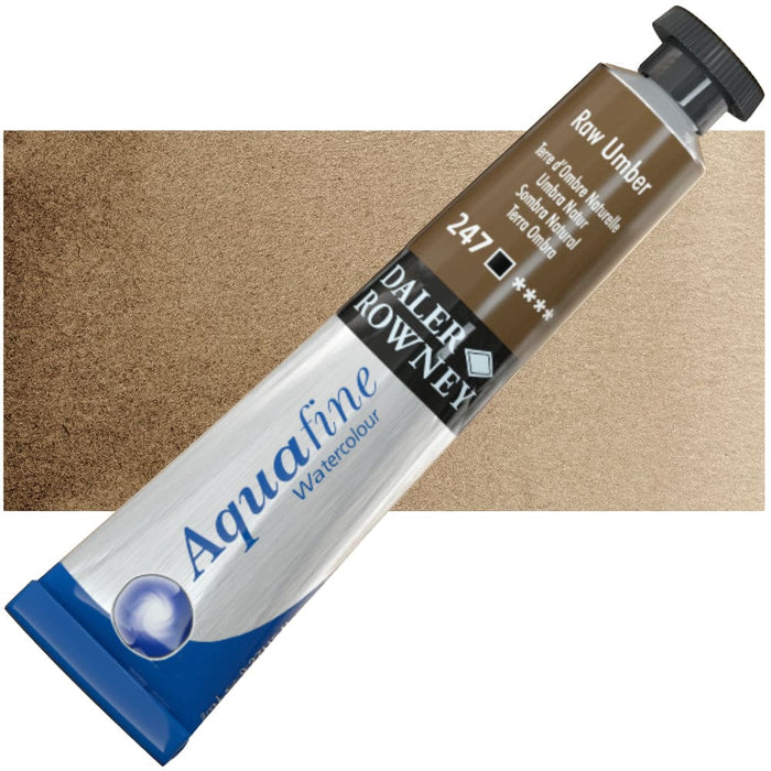 DALER ROWNEY AQUAFINE DALER ROWNEY Raw Umber Daler-Rowney Aquafine Watercolours 8ml