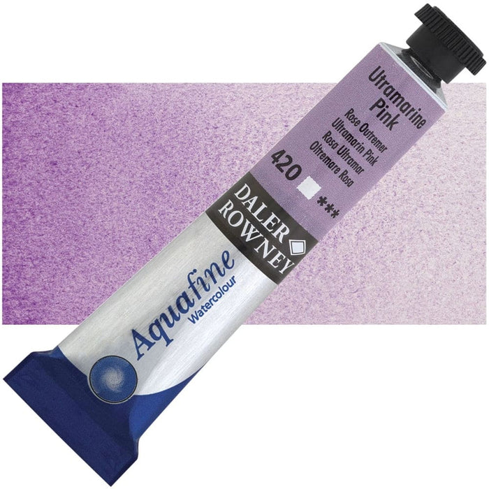 DALER ROWNEY AQUAFINE DALER ROWNEY Ultramarine Pink Daler-Rowney Aquafine Watercolours 8ml