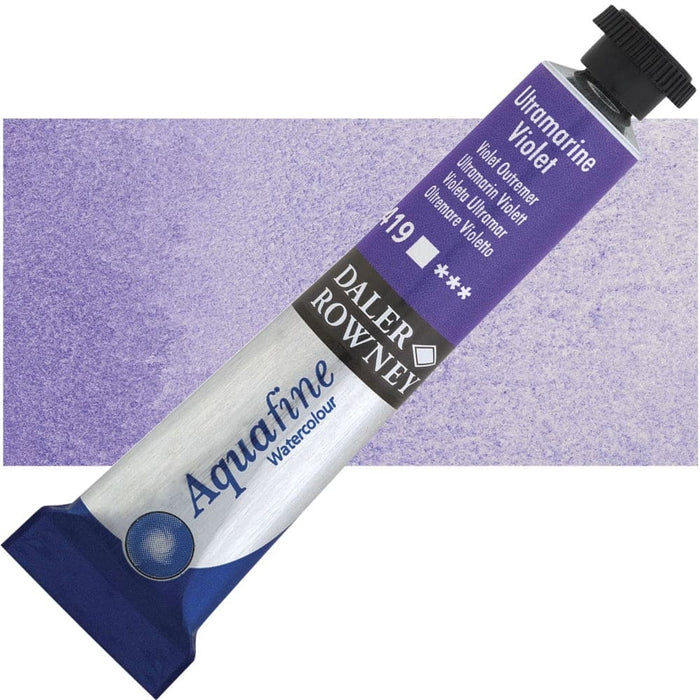 DALER ROWNEY AQUAFINE DALER ROWNEY Ultramarine Violet Daler-Rowney Aquafine Watercolours 8ml