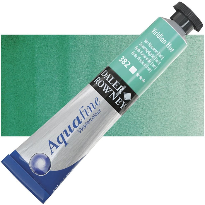 DALER ROWNEY AQUAFINE DALER ROWNEY Viridian Daler-Rowney Aquafine Watercolours 8ml