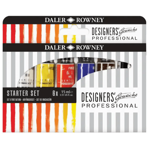 DALER ROWNEY DALER ROWNEY Set 6x15ml Daler Rowney Designer Gouache Sets