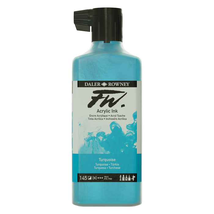 FILA NEW FILA NEW FW Ink 180ml Turquoise Daler Rowney FW Ink 180ml