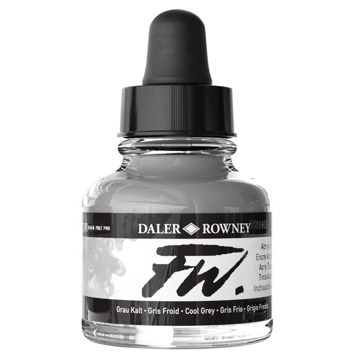 FILA NEW FILA NEW FW Ink 29.5ml Cool Grey Daler Rowney FW Ink 29.5ml