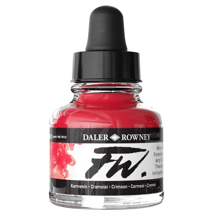 FILA NEW FILA NEW FW Ink 29.5ml Crimson Daler Rowney FW Ink 29.5ml