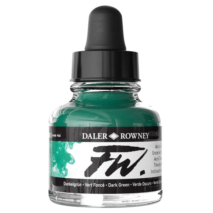 FILA NEW FILA NEW FW Ink 29.5ml Dark Green Daler Rowney FW Ink 29.5ml