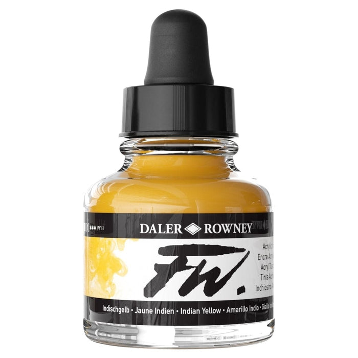 FILA NEW FILA NEW FW Ink 29.5ml Indian Yellow Daler Rowney FW Ink 29.5ml