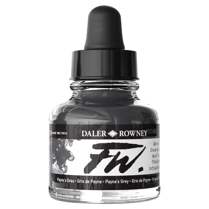 FILA NEW FILA NEW FW Ink 29.5ml Paynes Grey Daler Rowney FW Ink 29.5ml