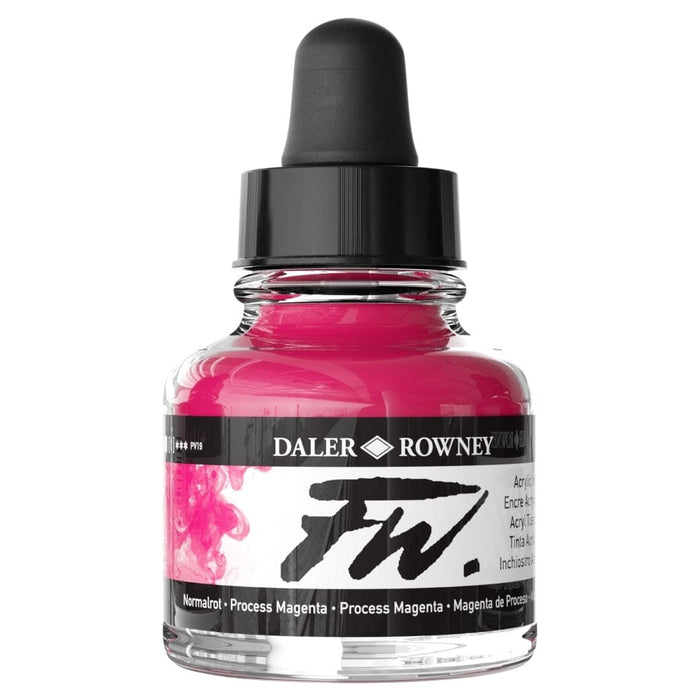 FILA NEW FILA NEW FW Ink 29.5ml Process Magenta Daler Rowney FW Ink 29.5ml