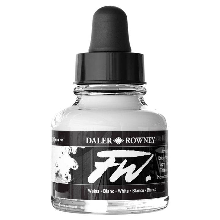 FILA NEW FILA NEW FW Ink 29.5ml White Daler Rowney FW Ink 29.5ml