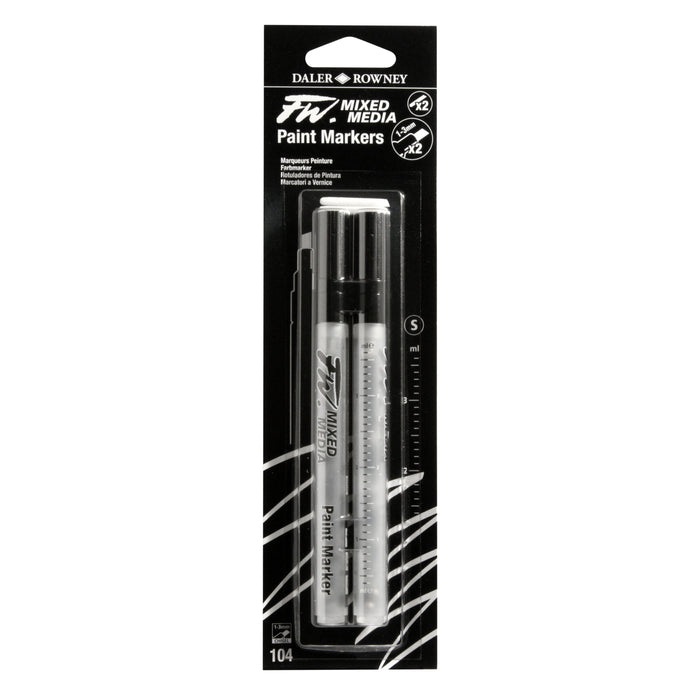 FILA NEW FILA NEW Daler Rowney FW Refillable Paint Markers Set