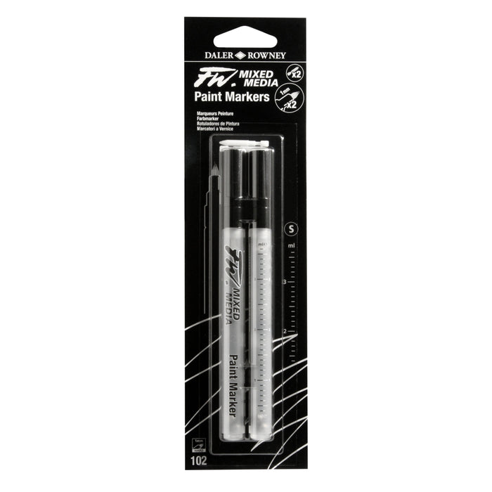 FILA NEW FILA NEW Daler Rowney FW Refillable Paint Markers Set