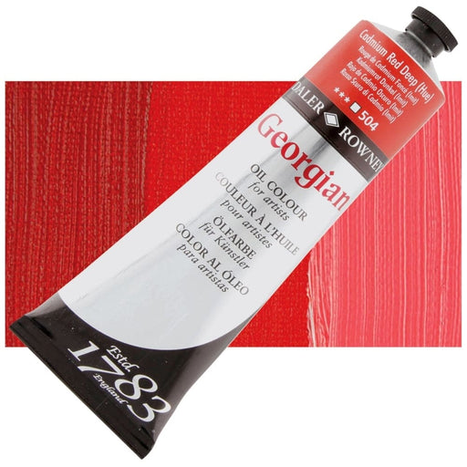 DALER ROWNEY GEORGIAN DALER ROWNEY 225ml Daler-Rowney Georgian Cad Red Deep (Hue)