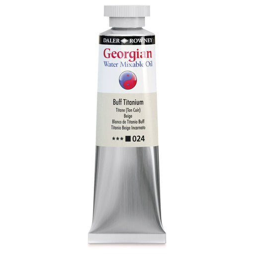 DALER ROWNEY GEORGIAN WATERMIXABLE DALER ROWNEY 37ml Daler-Rowney Georgian Watermixable Oil Buff Titanium