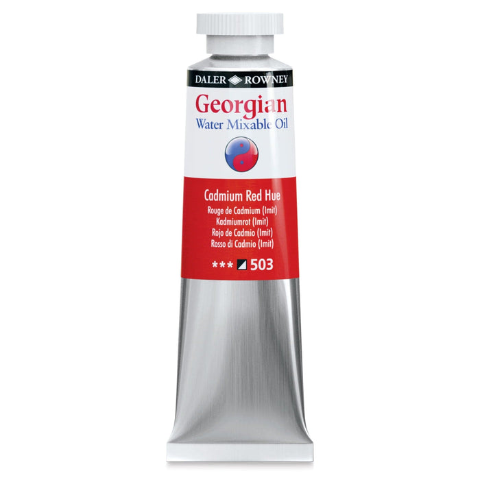 DALER ROWNEY GEORGIAN WATERMIXABLE DALER ROWNEY Daler-Rowney Georgian Watermixable Oil Cadmium Red Hue