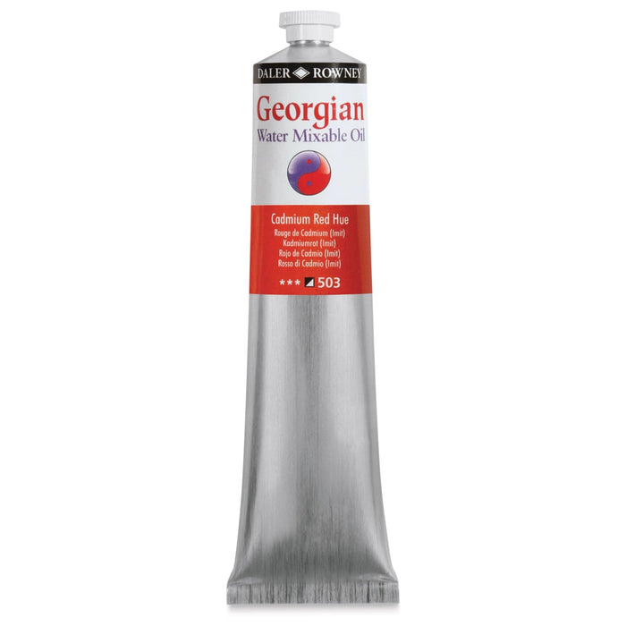 DALER ROWNEY GEORGIAN WATERMIXABLE DALER ROWNEY Daler-Rowney Georgian Watermixable Oil Cadmium Red Hue