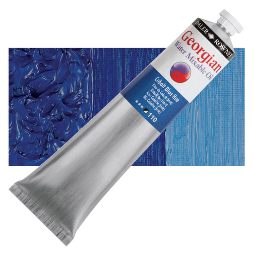 DALER ROWNEY GEORGIAN WATERMIXABLE DALER ROWNEY 200ml Daler-Rowney Georgian Watermixable Oil Cobalt Blue Hue