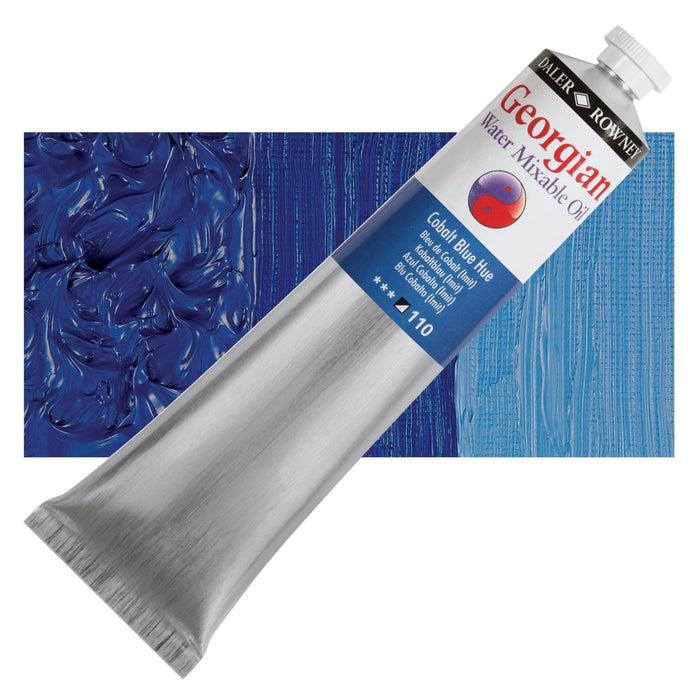 DALER ROWNEY GEORGIAN WATERMIXABLE DALER ROWNEY 200ml Daler-Rowney Georgian Watermixable Oil Cobalt Blue Hue