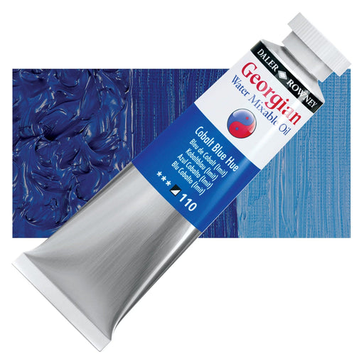 DALER ROWNEY GEORGIAN WATERMIXABLE DALER ROWNEY 37ml Daler-Rowney Georgian Watermixable Oil Cobalt Blue Hue