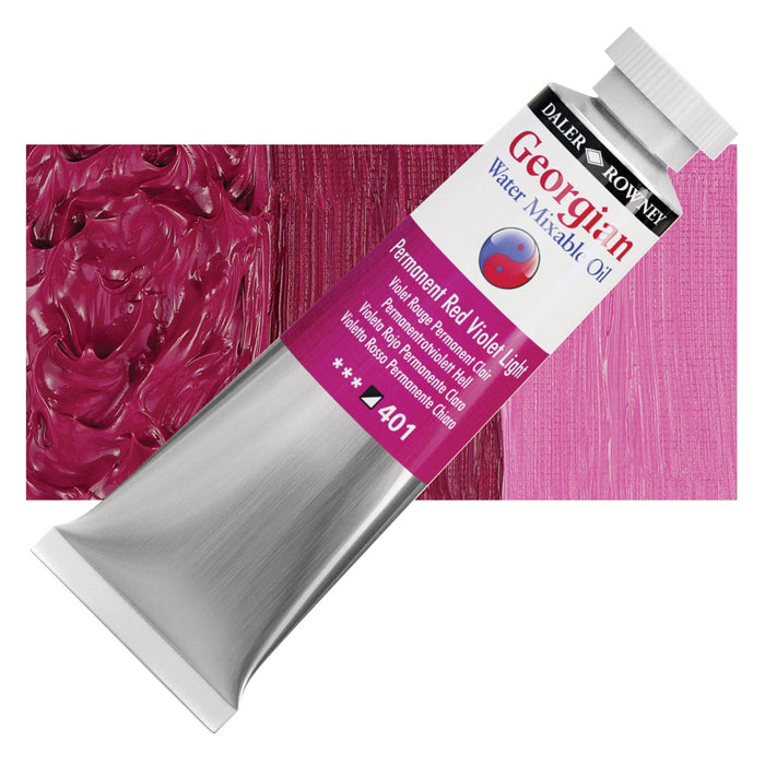 DALER ROWNEY GEORGIAN WATERMIXABLE DALER ROWNEY 37ml Daler-Rowney Georgian Watermixable Oil Perm Red Violet Light