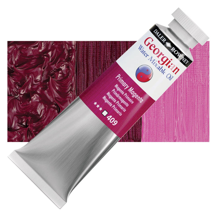 DALER ROWNEY GEORGIAN WATERMIXABLE DALER ROWNEY 37ml Daler-Rowney Georgian Watermixable Oil Primary Magenta