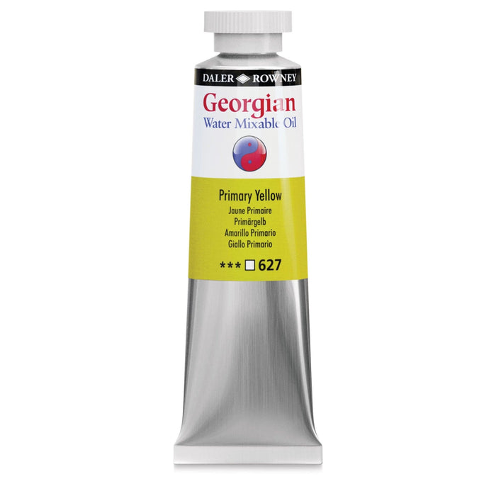 DALER ROWNEY GEORGIAN WATERMIXABLE DALER ROWNEY 37ml Daler-Rowney Georgian Watermixable Oil Primary Yellow
