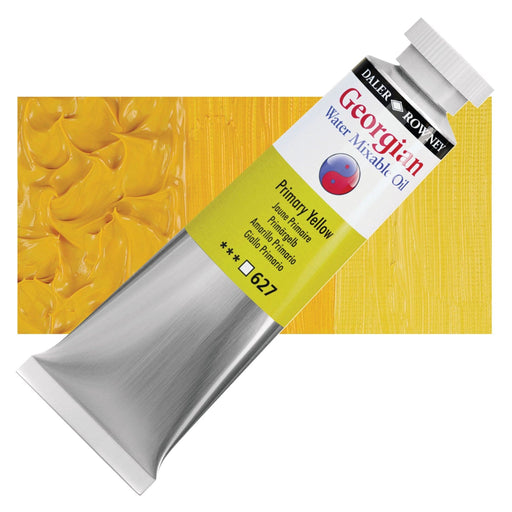 DALER ROWNEY GEORGIAN WATERMIXABLE DALER ROWNEY 37ml Daler-Rowney Georgian Watermixable Oil Primary Yellow