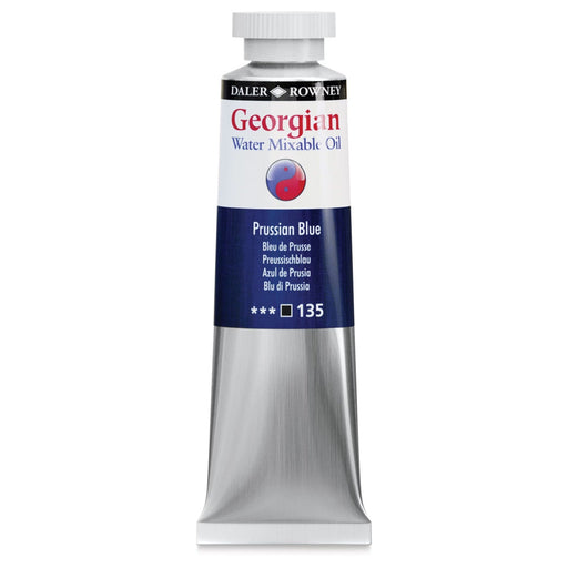 DALER ROWNEY GEORGIAN WATERMIXABLE DALER ROWNEY 37ml Daler-Rowney Georgian Watermixable Oil Prussian Blue
