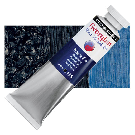 DALER ROWNEY GEORGIAN WATERMIXABLE DALER ROWNEY 37ml Daler-Rowney Georgian Watermixable Oil Prussian Blue