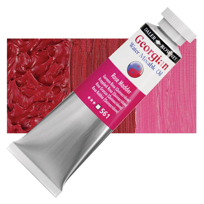 DALER ROWNEY GEORGIAN WATERMIXABLE DALER ROWNEY 37ml Daler-Rowney Georgian Watermixable Oil Rose Madder