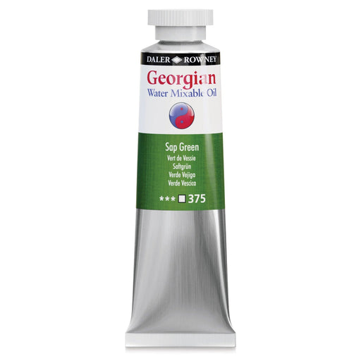 DALER ROWNEY GEORGIAN WATERMIXABLE DALER ROWNEY 37ml Daler-Rowney Georgian Watermixable Oil Sap Green