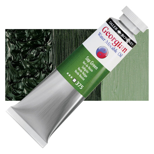DALER ROWNEY GEORGIAN WATERMIXABLE DALER ROWNEY 37ml Daler-Rowney Georgian Watermixable Oil Sap Green