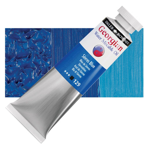DALER ROWNEY GEORGIAN WATERMIXABLE DALER ROWNEY 37ml Daler-Rowney Georgian Watermixable Oil Sevres Blue