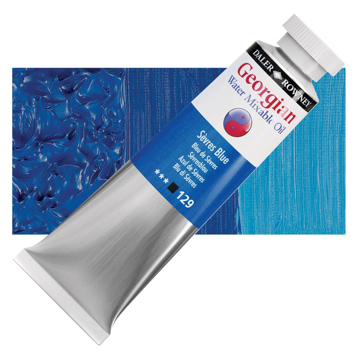 DALER ROWNEY GEORGIAN WATERMIXABLE DALER ROWNEY 37ml Daler-Rowney Georgian Watermixable Oil Sevres Blue