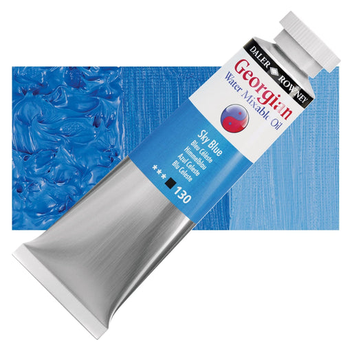 DALER ROWNEY GEORGIAN WATERMIXABLE DALER ROWNEY 37ml Daler-Rowney Georgian Watermixable Oil Sky Blue