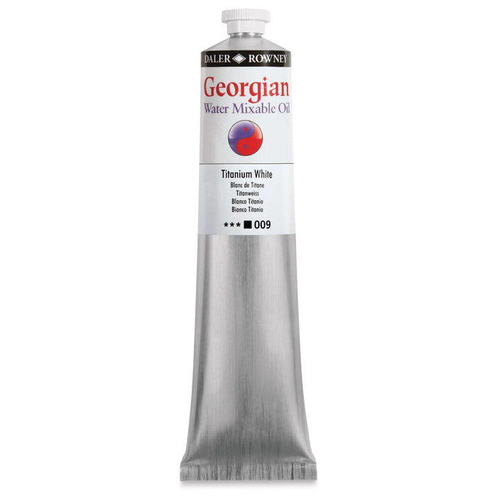 DALER ROWNEY GEORGIAN WATERMIXABLE DALER ROWNEY Daler-Rowney Georgian Watermixable Oil Titanium White