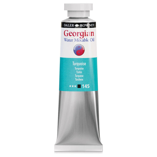 DALER ROWNEY GEORGIAN WATERMIXABLE DALER ROWNEY 37ml Daler-Rowney Georgian Watermixable Oil Turquoise