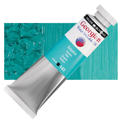 DALER ROWNEY GEORGIAN WATERMIXABLE DALER ROWNEY 37ml Daler-Rowney Georgian Watermixable Oil Turquoise